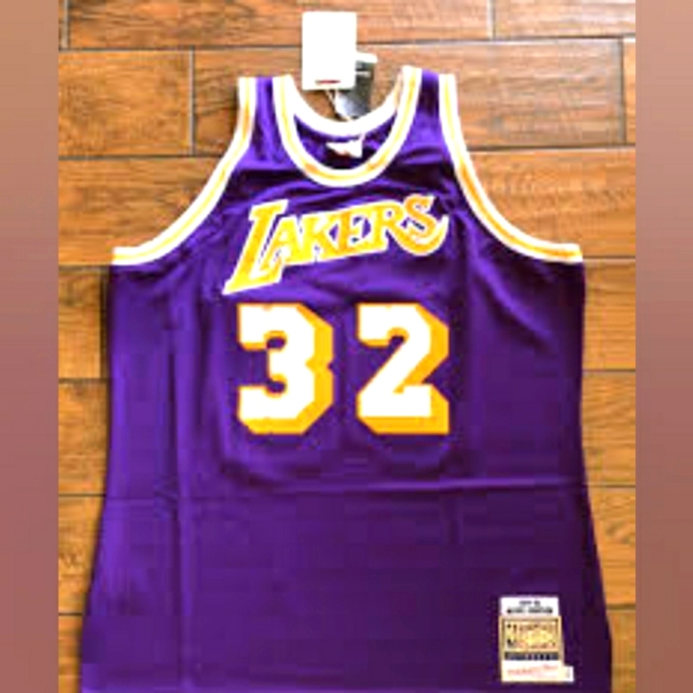 Magic Johnson NBA jersey